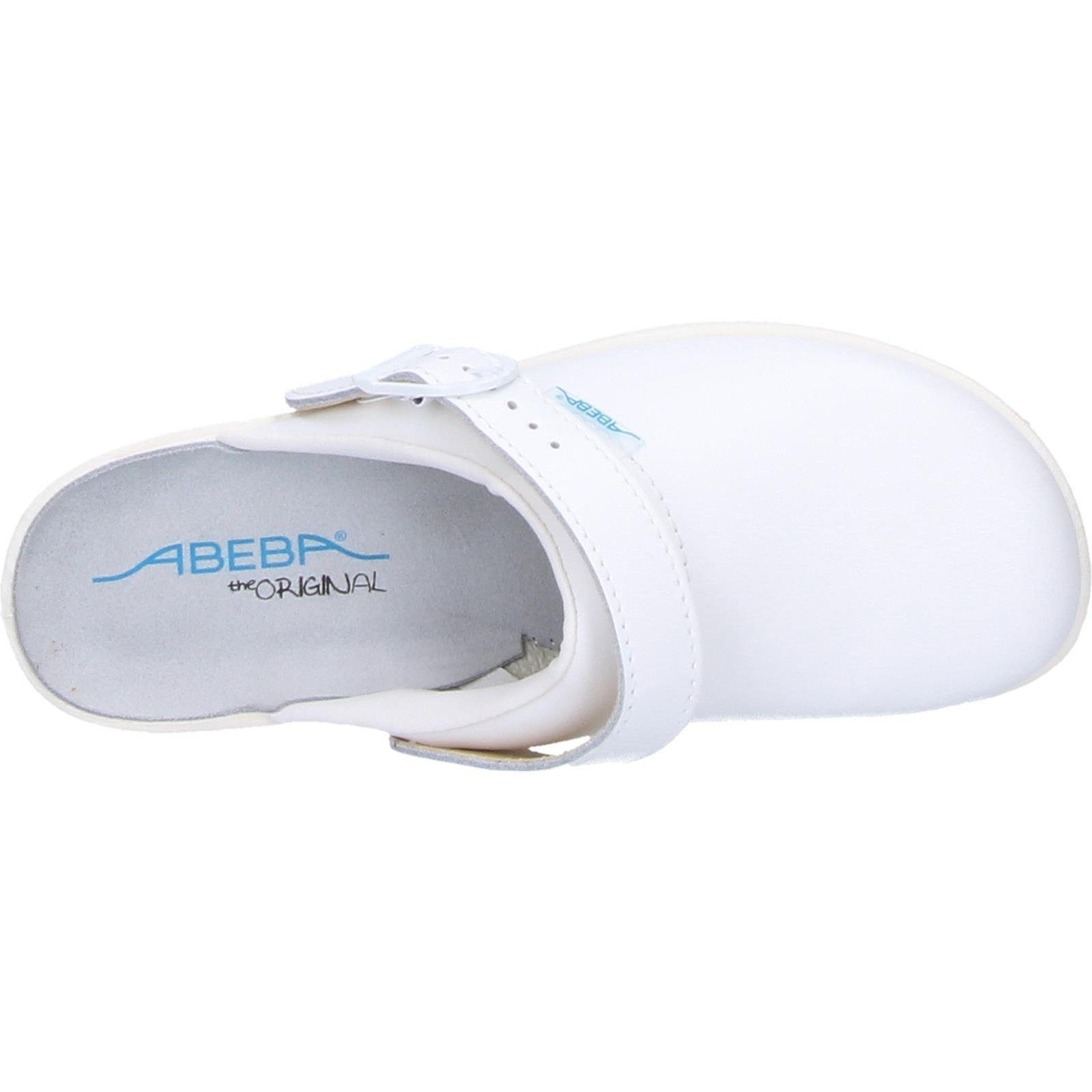 Abeba Schuhe weiß EN 20347 Clog