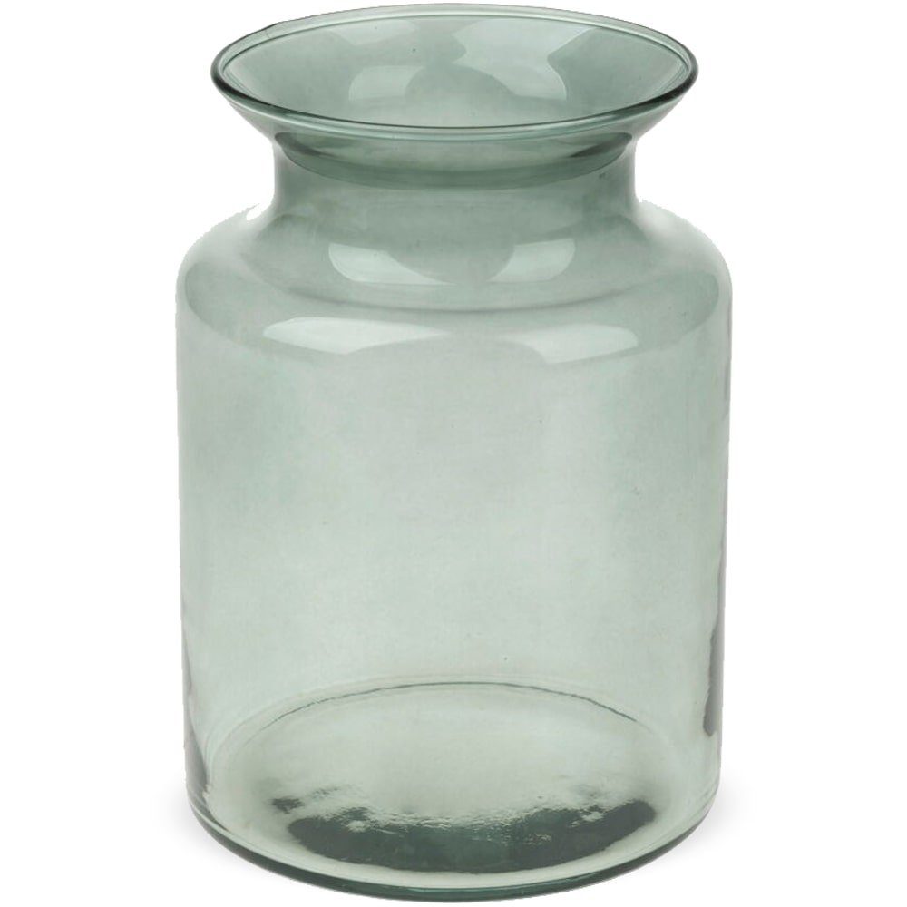 grün Glas HOME Glasvase St) runde Vase Schöne cm Blumentopf & aus (1 Ø matches21 HOBBY 14x20