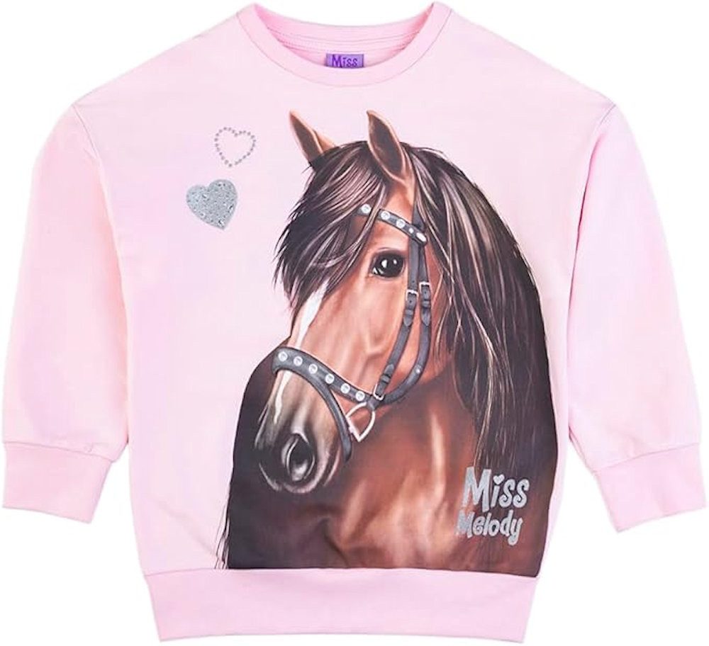 Miss Melody Sweatshirt Miss Melody Sweatshirt Пуловери braunes Pferd pink dogwood (1-tlg)