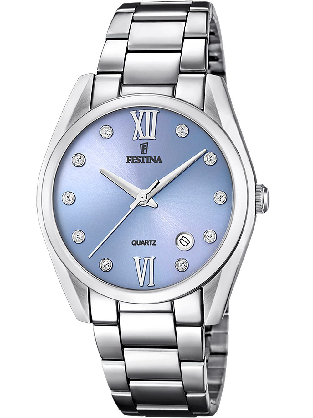 Festina Quarzuhr Festina F16790/B Damen Boyfriend Collection 37 mm