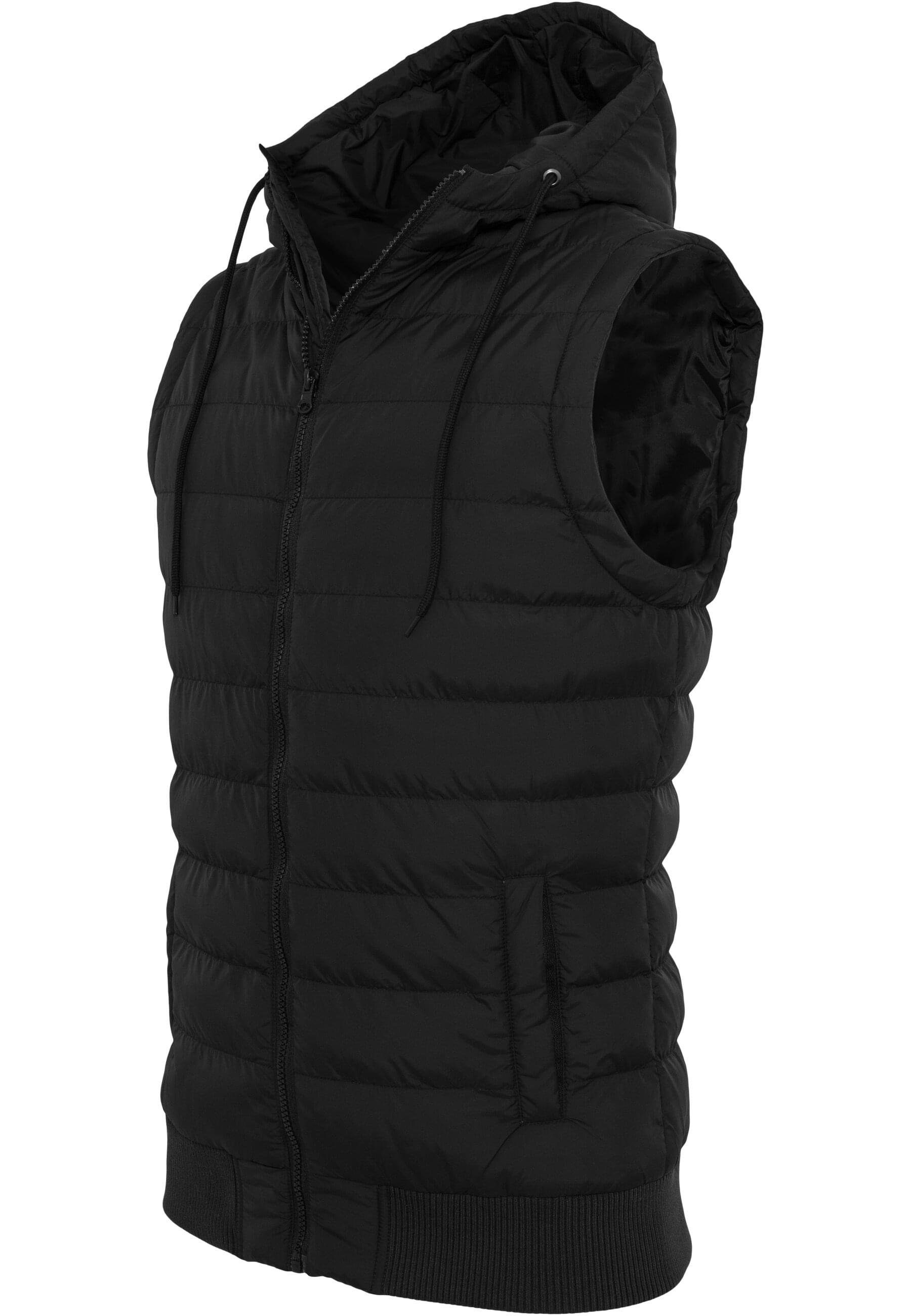 URBAN CLASSICS Jerseyweste Urban Classics Herren Small Bubble Hooded Vest (1-tlg)