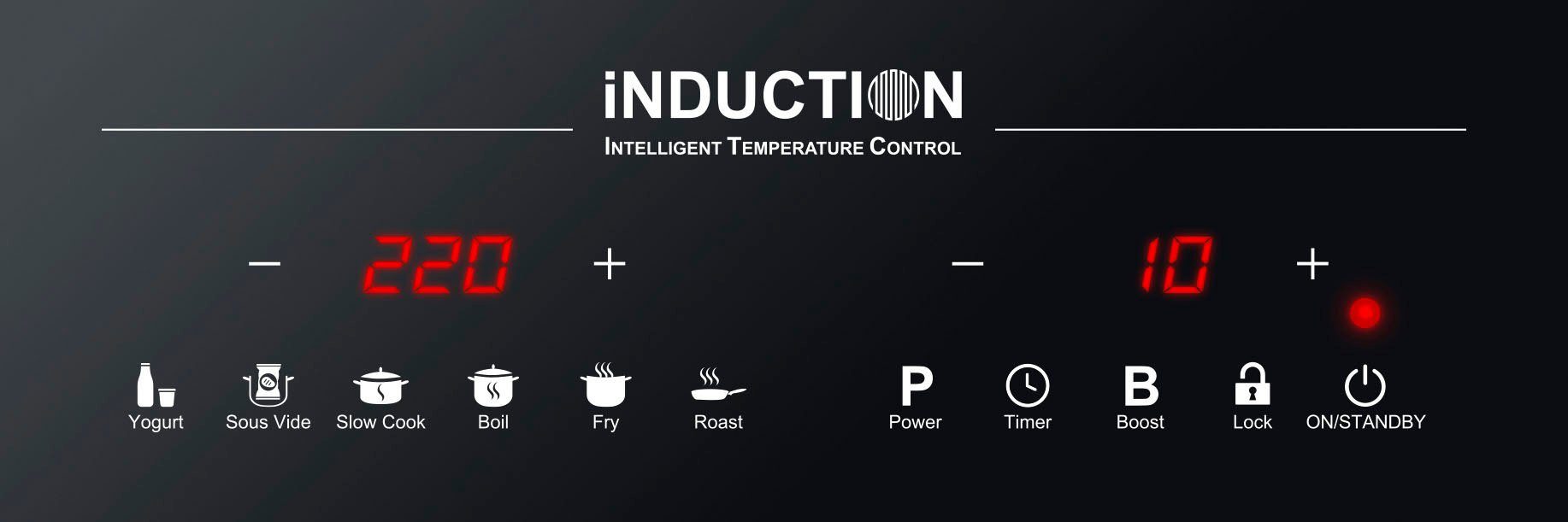 Rommelsbacher Einzel-Induktionskochplatte CTS 2000/IN