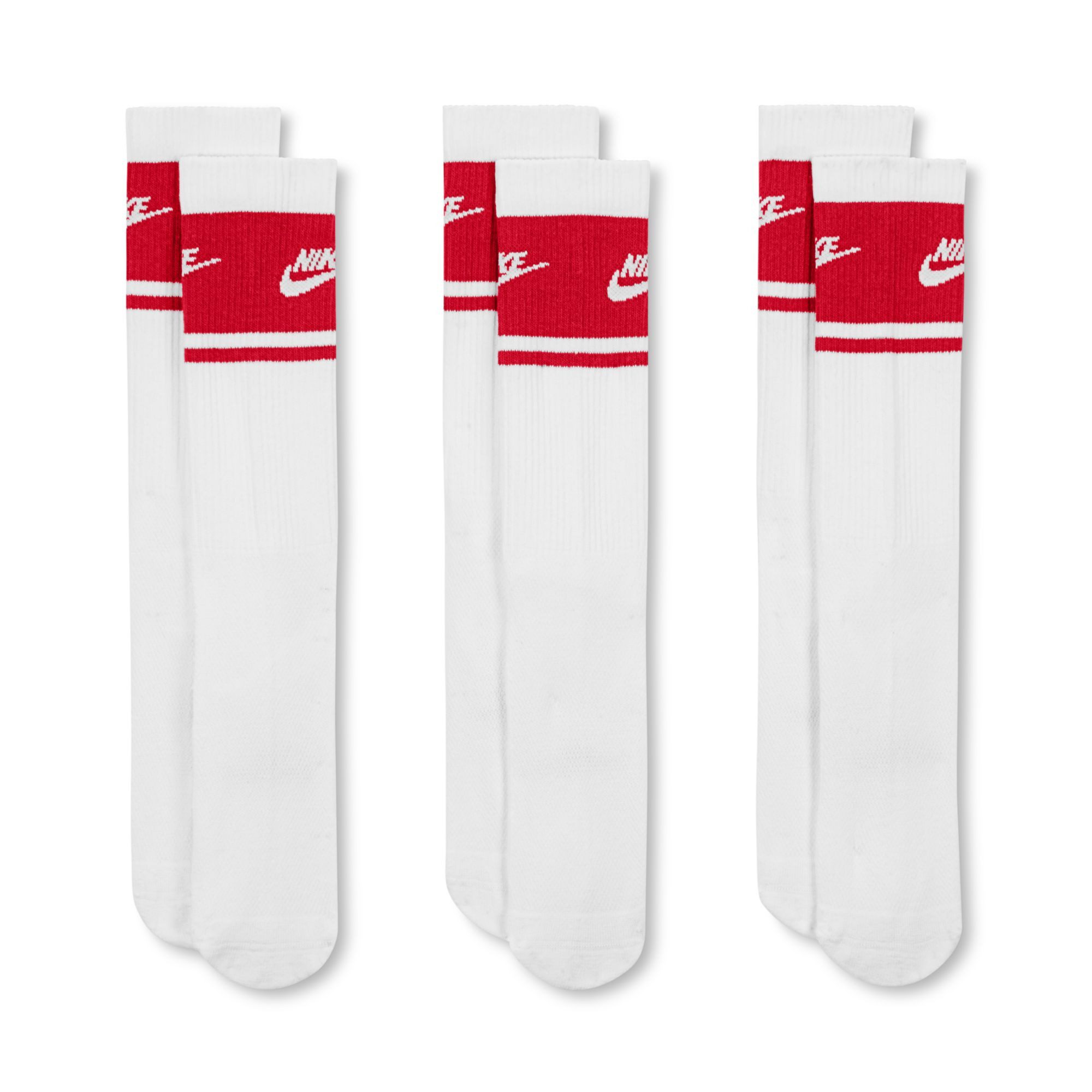 Nike Sportsocken U NK ED ELVD CRW 3P FTA ST-144 für sportliche Aktivitäten, sportlicher Stil