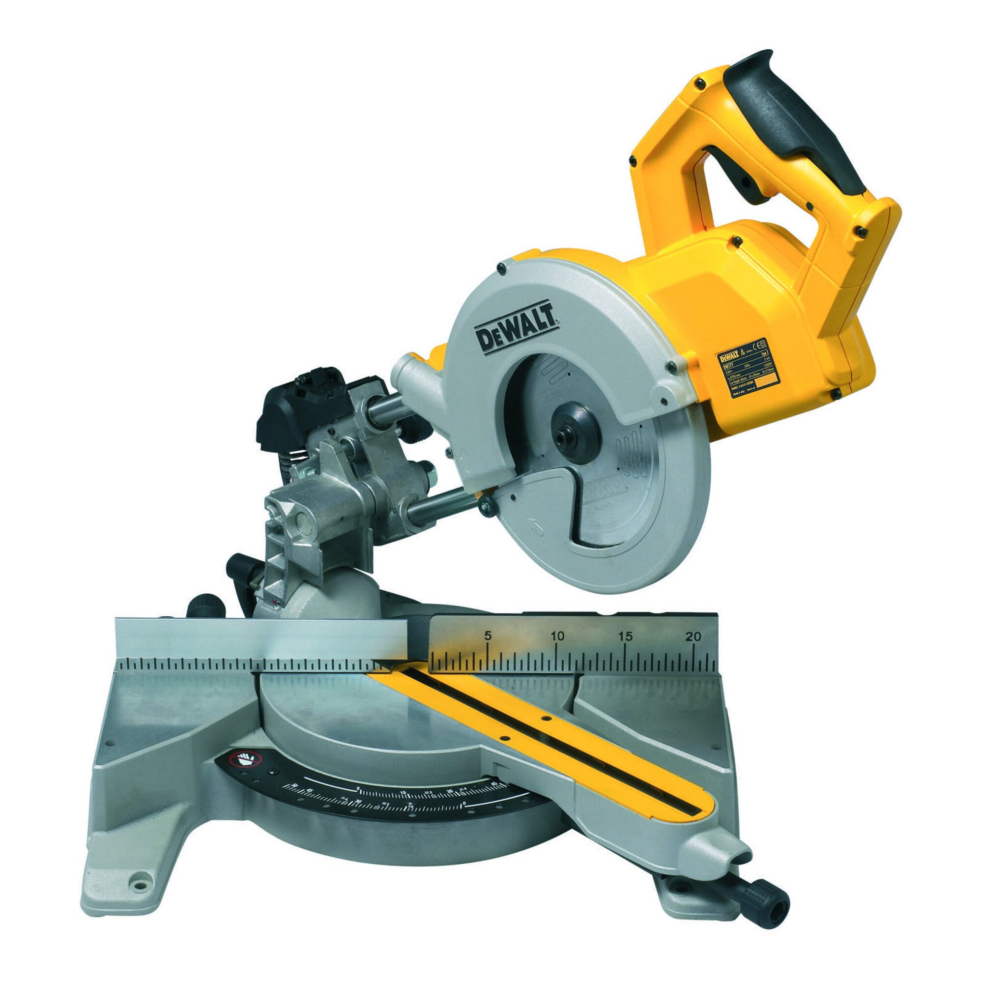 DeWalt Zug-, Kapp- und Gehrungssäge DEWALT Paneelsäge 216 mm 1800 Watt DWS777-QS Solo