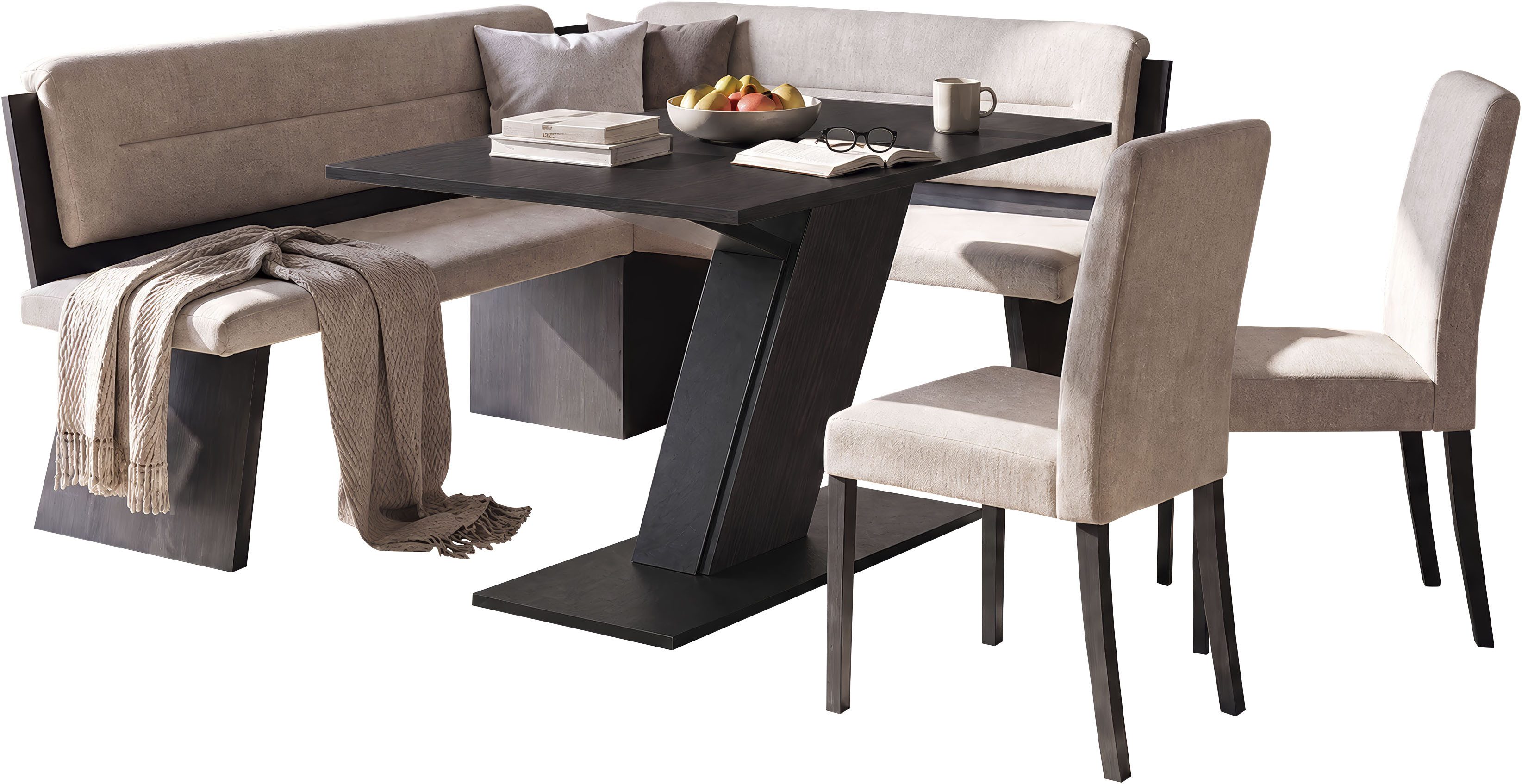 massivline&more Eckbankgruppe Udine 1, (Set, 4-tlg)