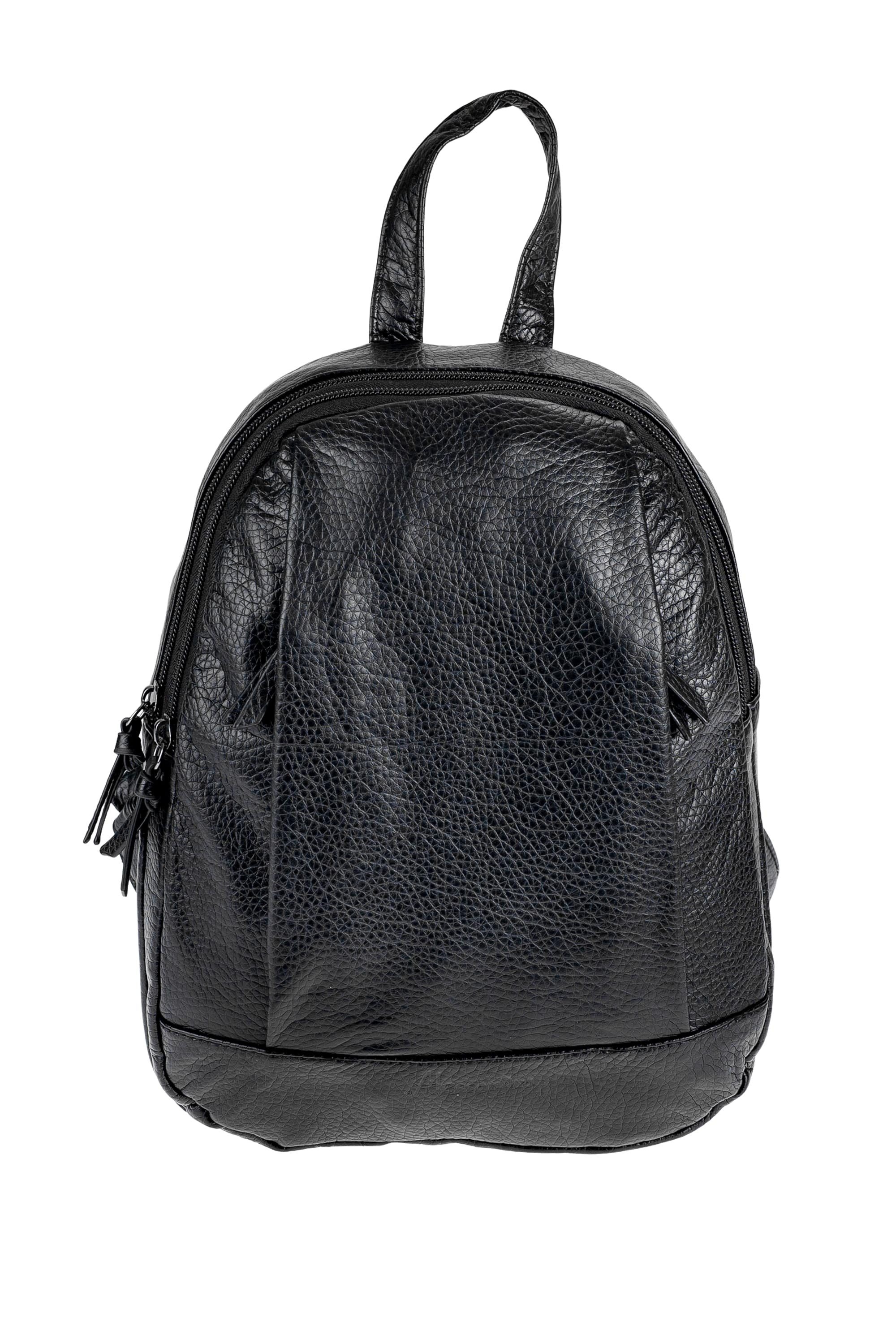 Alessandro Salvatore Cityrucksack Rucksack Damen Damenrucksack Kunstleder Handtasche, Reise Freizeitrucksack klein Freizeit Bürorucksack Olbia 4053 + Etui – Bild 5 von 5