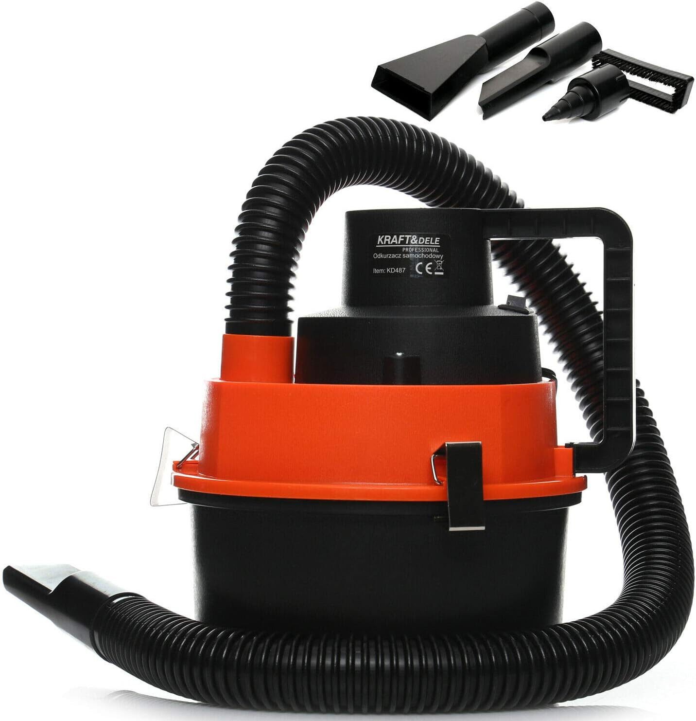 Kraft&Dele Zyklon Hybrid Staubsauger Autostaubsauger + Luftpumpe 12V 155W Zigarettenanzünder, 155 W