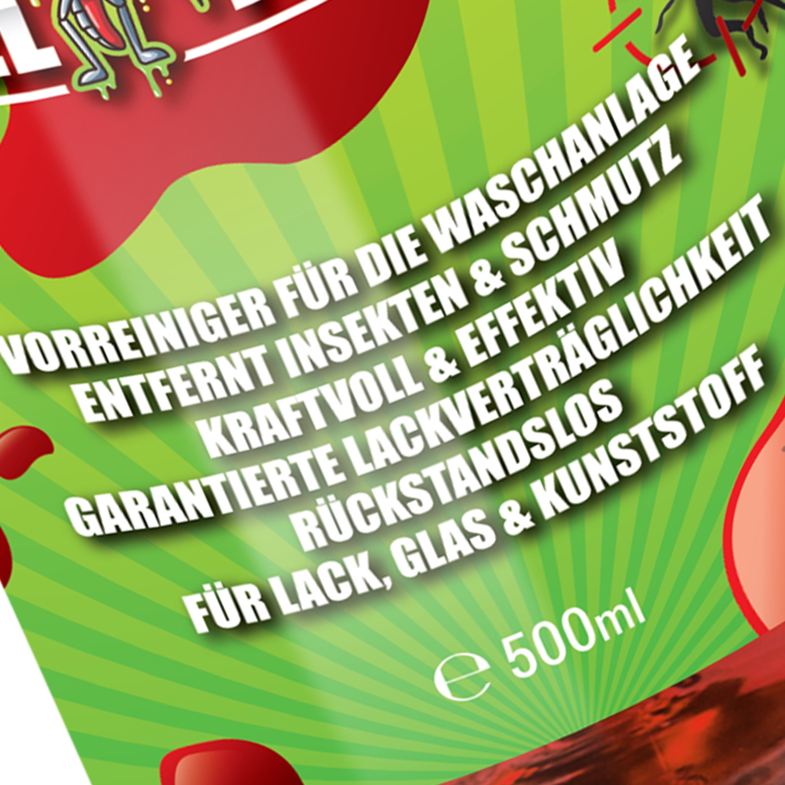 ShinyChiefs 4er Set Auto Insektenentferner Extreme Lösekraft 500ml Insektenentferner (1-St)