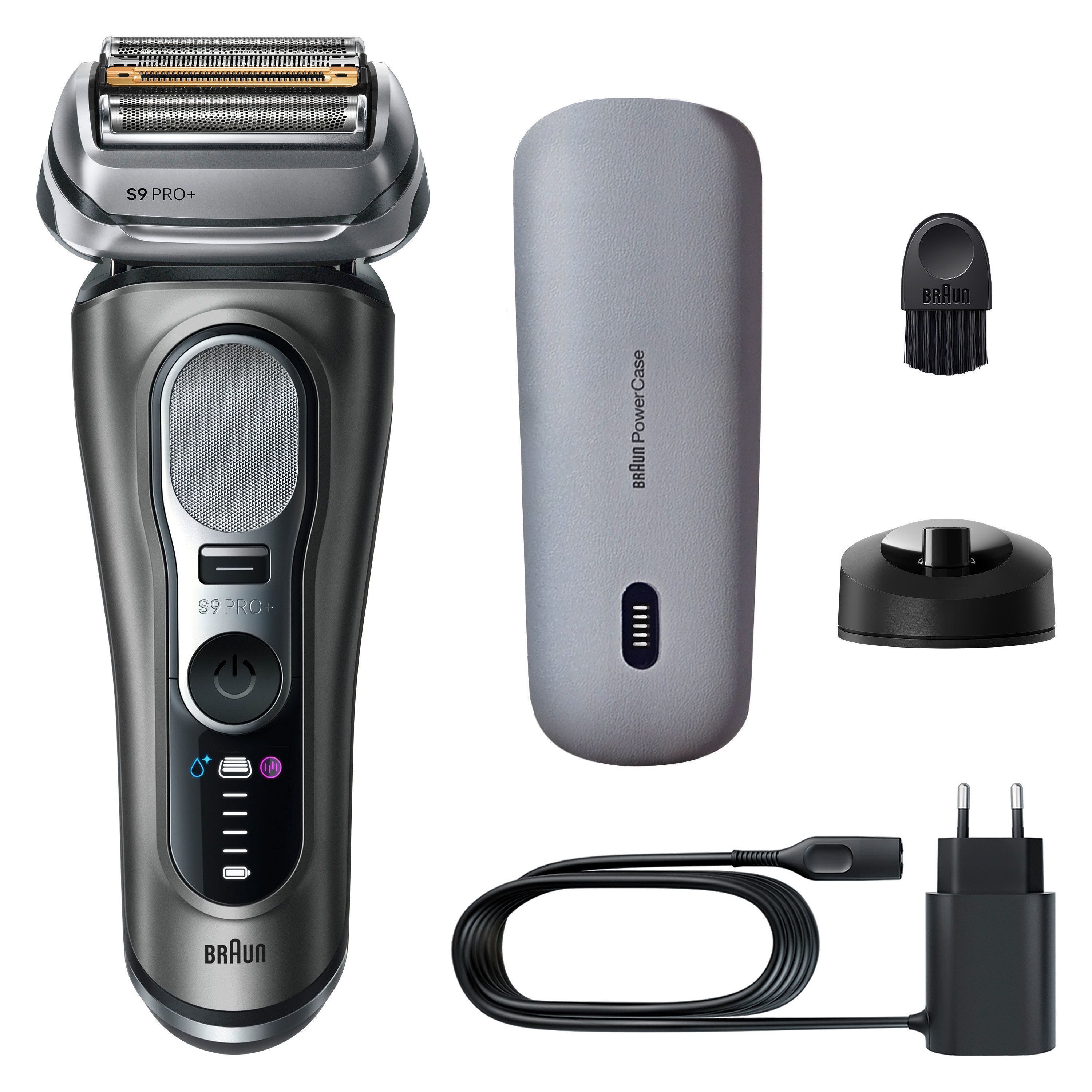 Braun Elektrorasierer Series 9 9625s, integrierter Präzisionstrimmer, Pro-SensoAdapt, 5+1 ultradünne Präzisionsklingen, Ladeetui