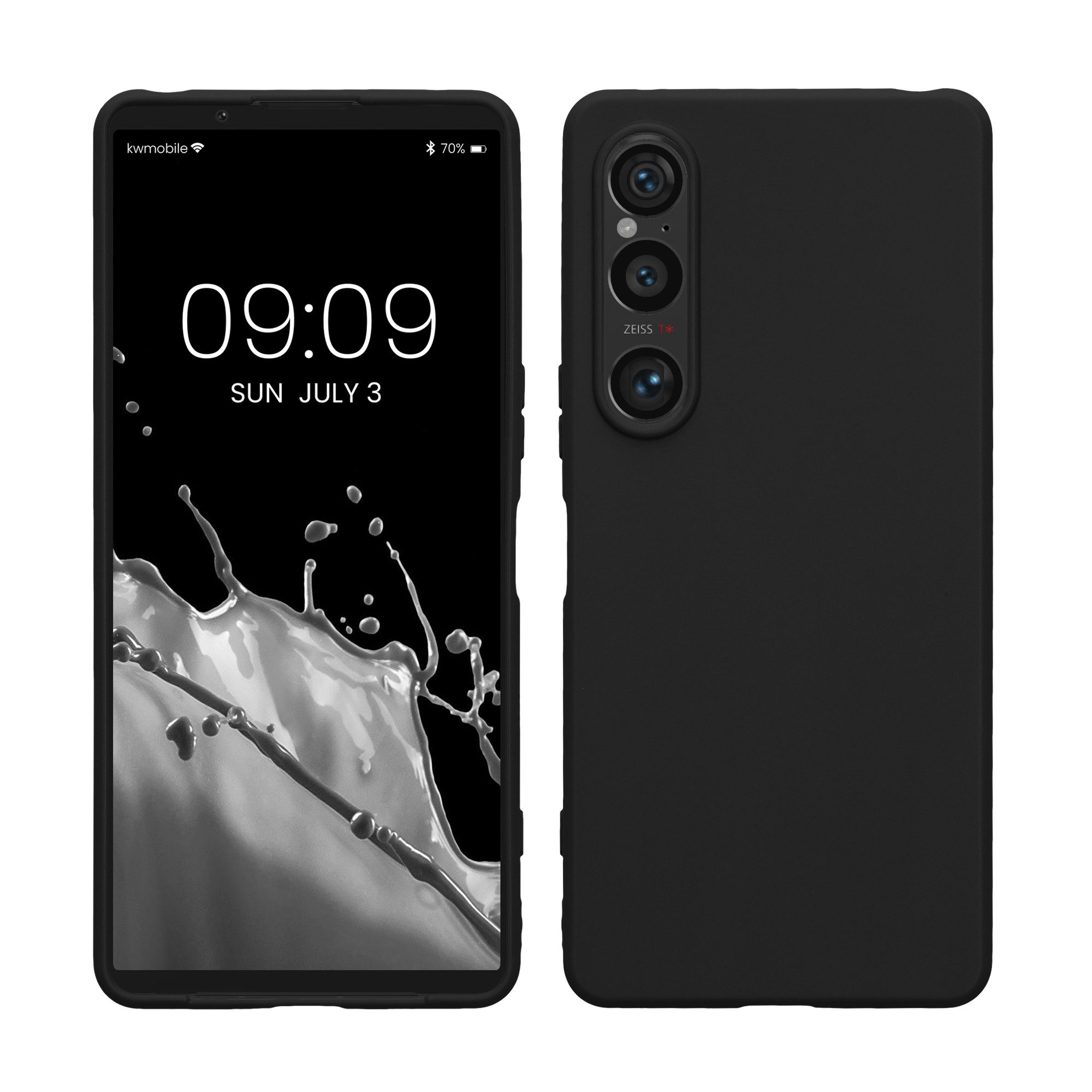 kwmobile Handyhülle Hülle für Sony Xperia 1 VI, Hülle Silikon - Soft Handyhülle - Handy Case Cover