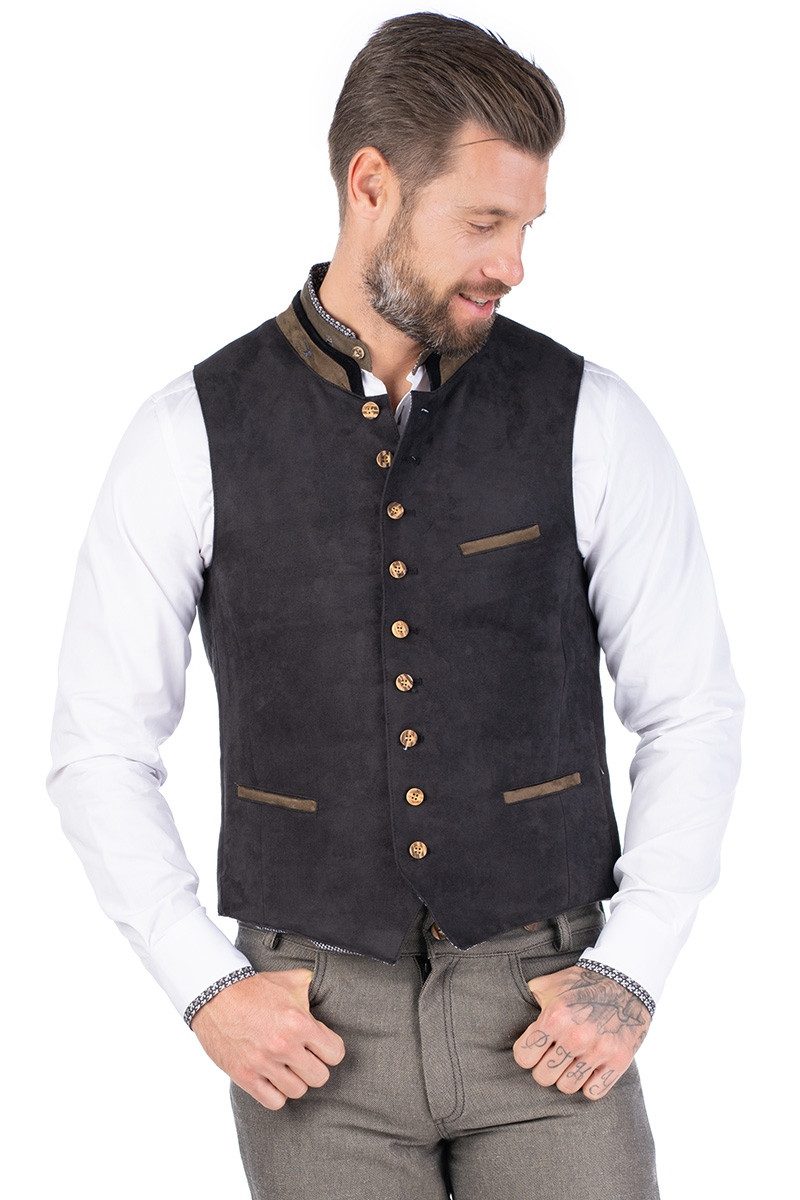 Orbis Textil GmbH & Co. KG Trachtenweste Trachtenweste - GORDIAN - anthrazit