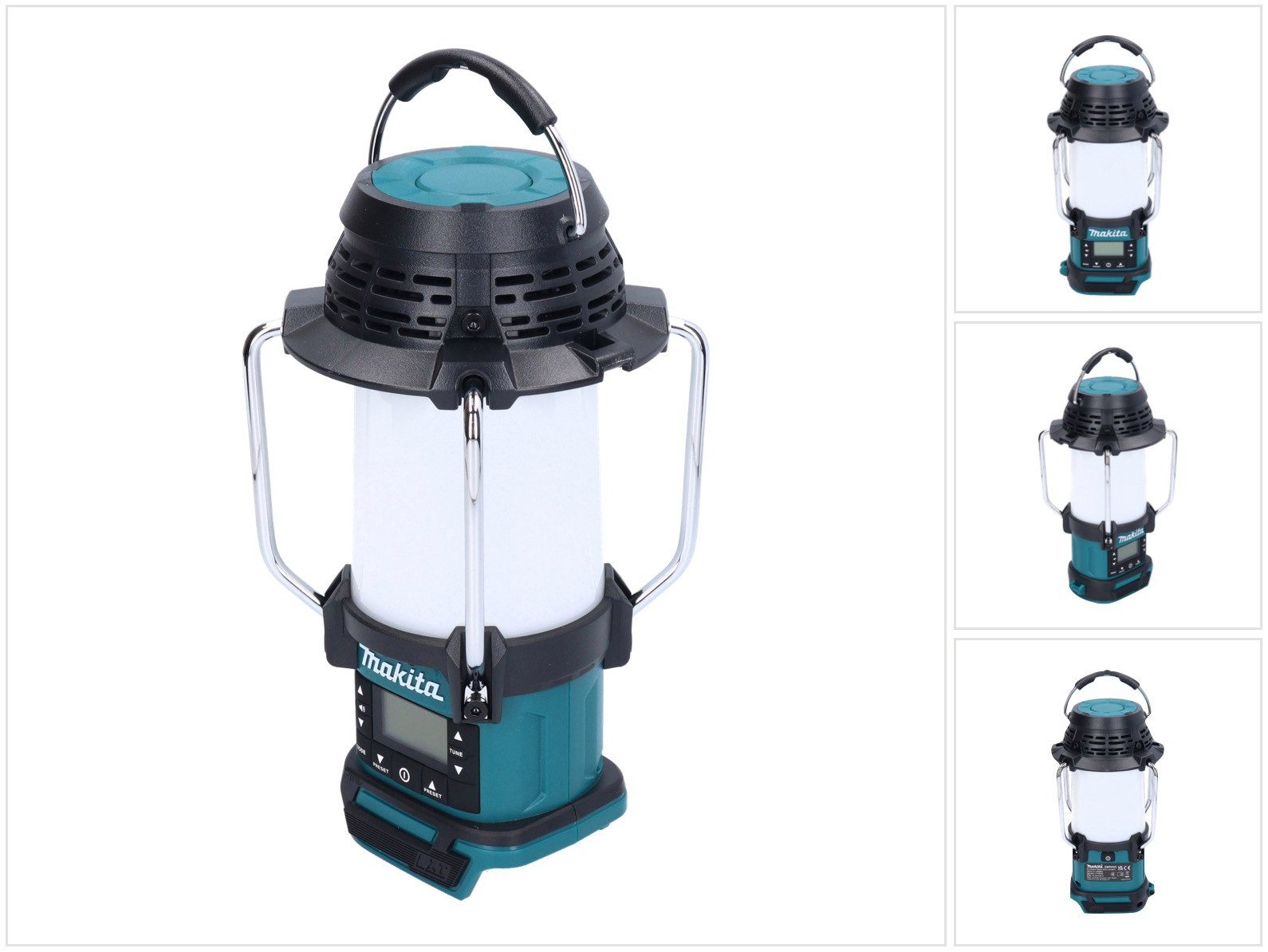 Makita DMR 055 Akku Radio 18 V FM mit Laterne 360° Taschenlampe Solo - ohne Baustellenradio