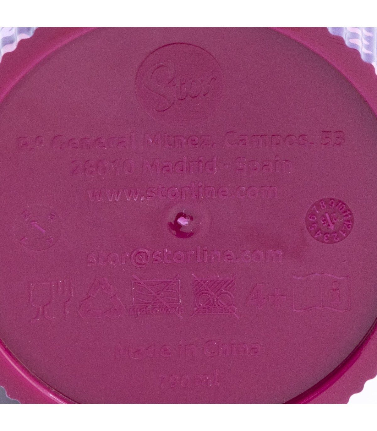 Disney Minnie Mouse Mehrwegbecher 790 ml mit strukturierter Oberfläche und Deckel für unterwegs, (Packung)