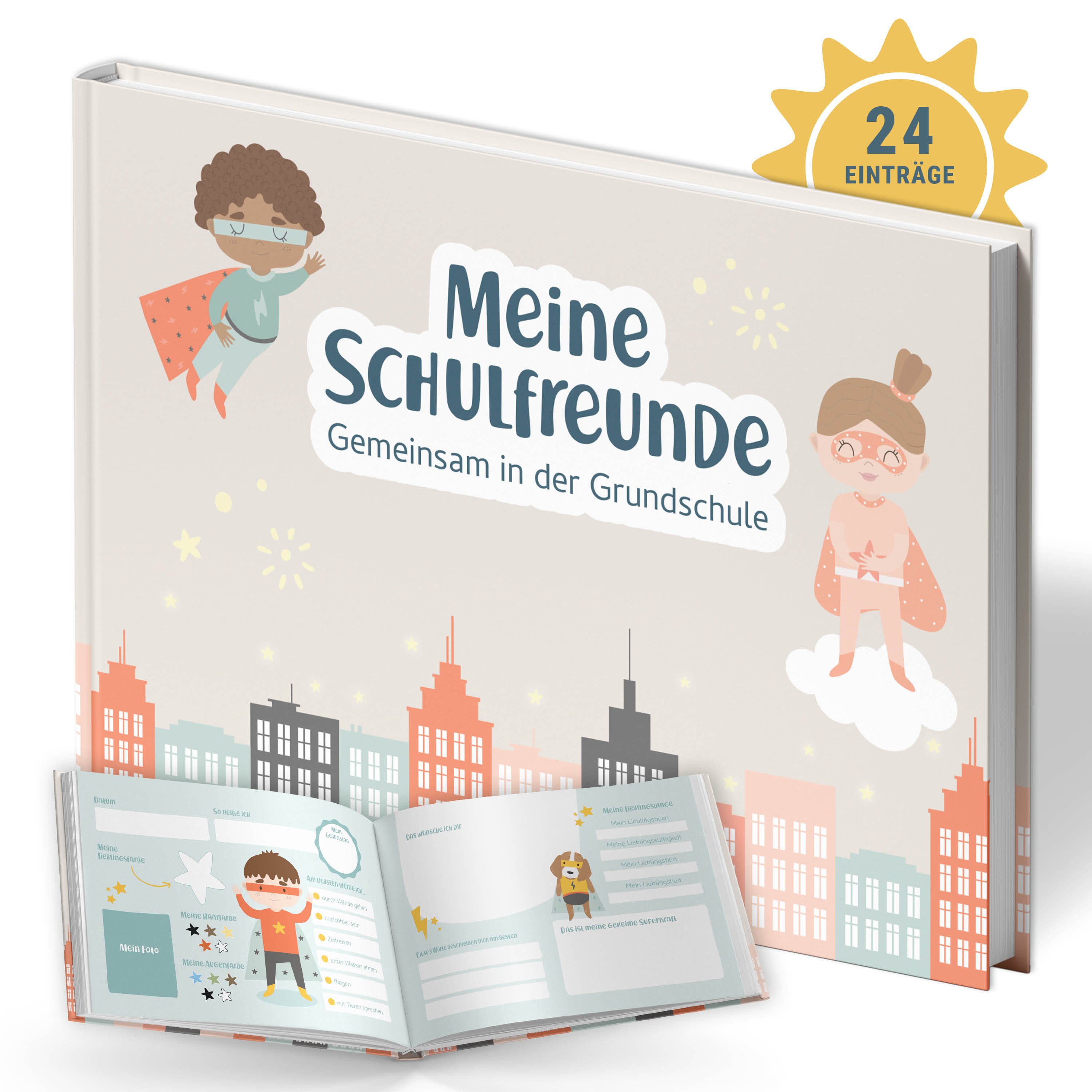 Poesiealbum AMARI ® Freundebuch Grundschule - Meine Schulfreunde