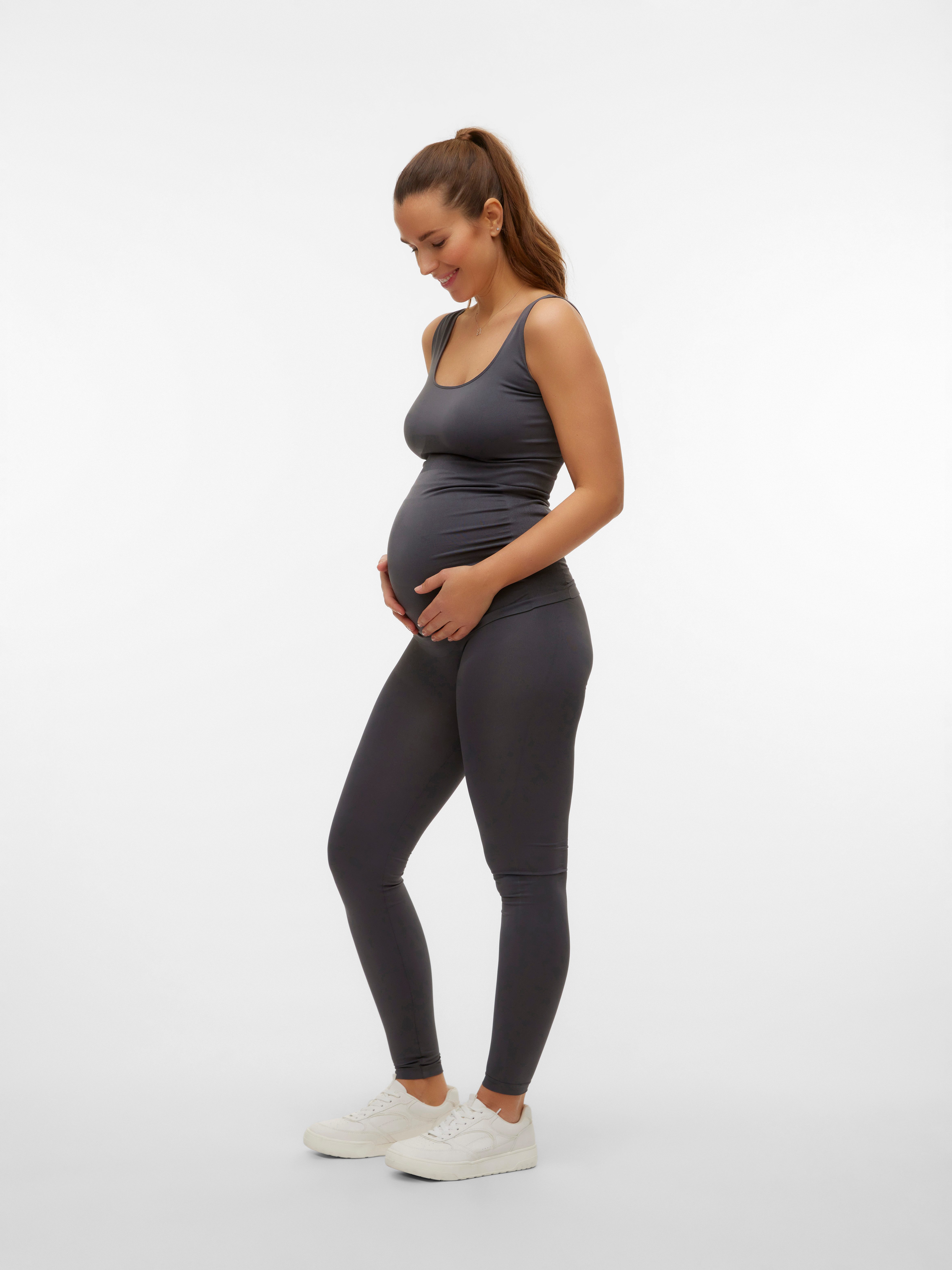 Mamalicious Umstandstop MLHEAL TANK TOP NOOS A. Materialmix, sehr figurbetont