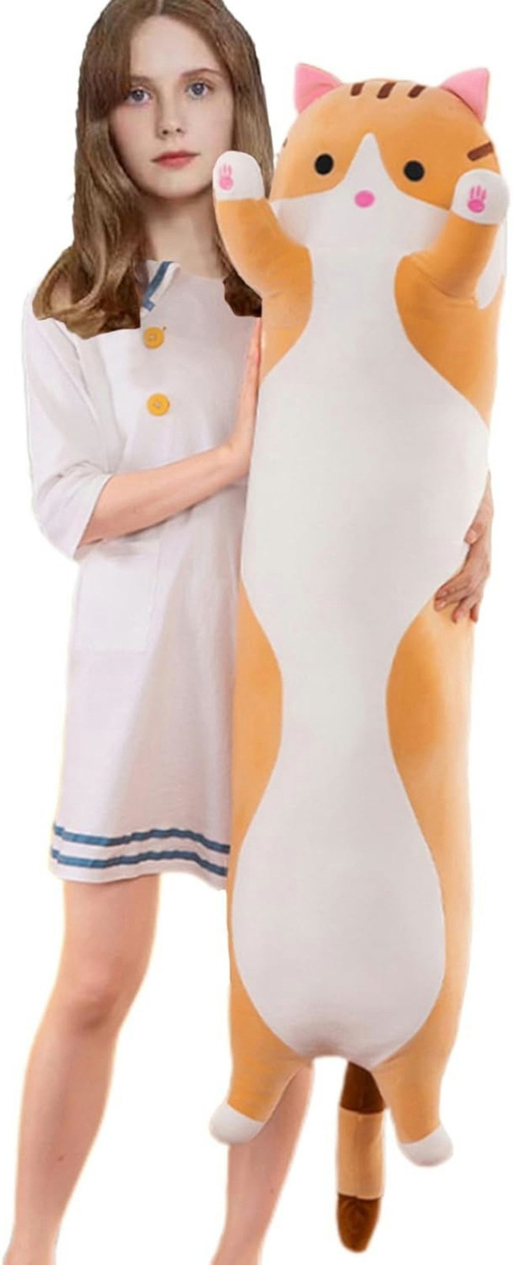 UE Stock Kuscheltier Weiches Kuschelkatze Plüschtier Schlafkissen Kuschelki günstig online kaufen