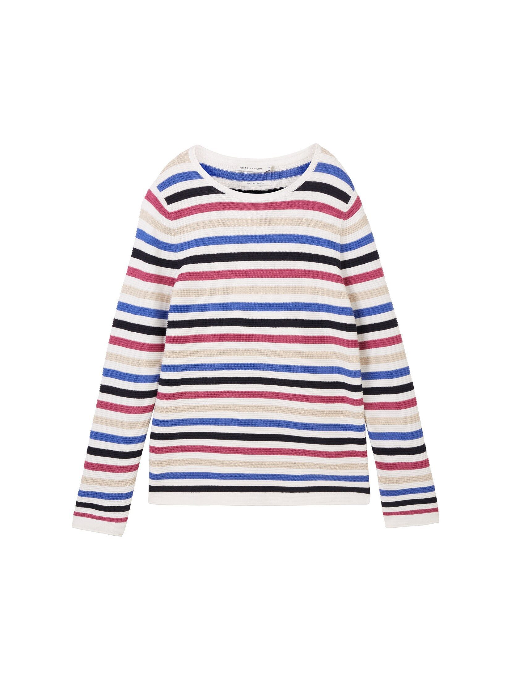TOM TAILOR Strickpullover Strickpullover mit Bio-Baumwolle günstig online kaufen