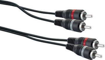 Schwaiger CIK5430 533 Audio-Kabel, CINCH Stecker, (300 cm), mit Farbringen