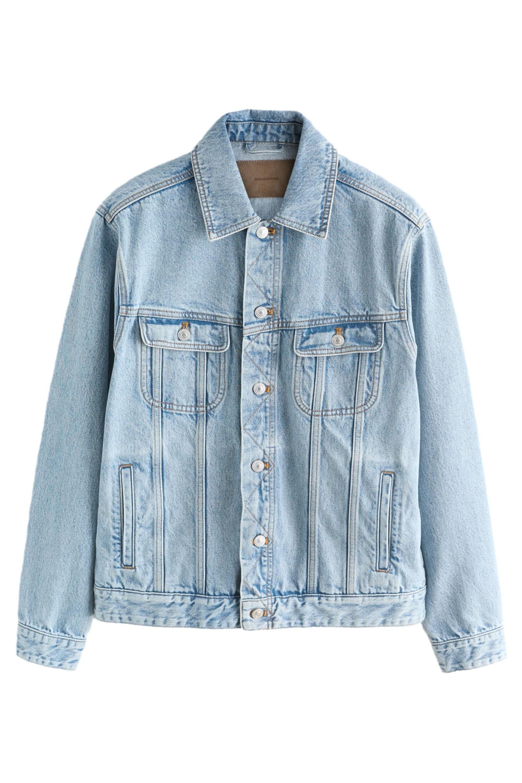 Jeansjacke Durchgeknöpfte Jacke aus Denim