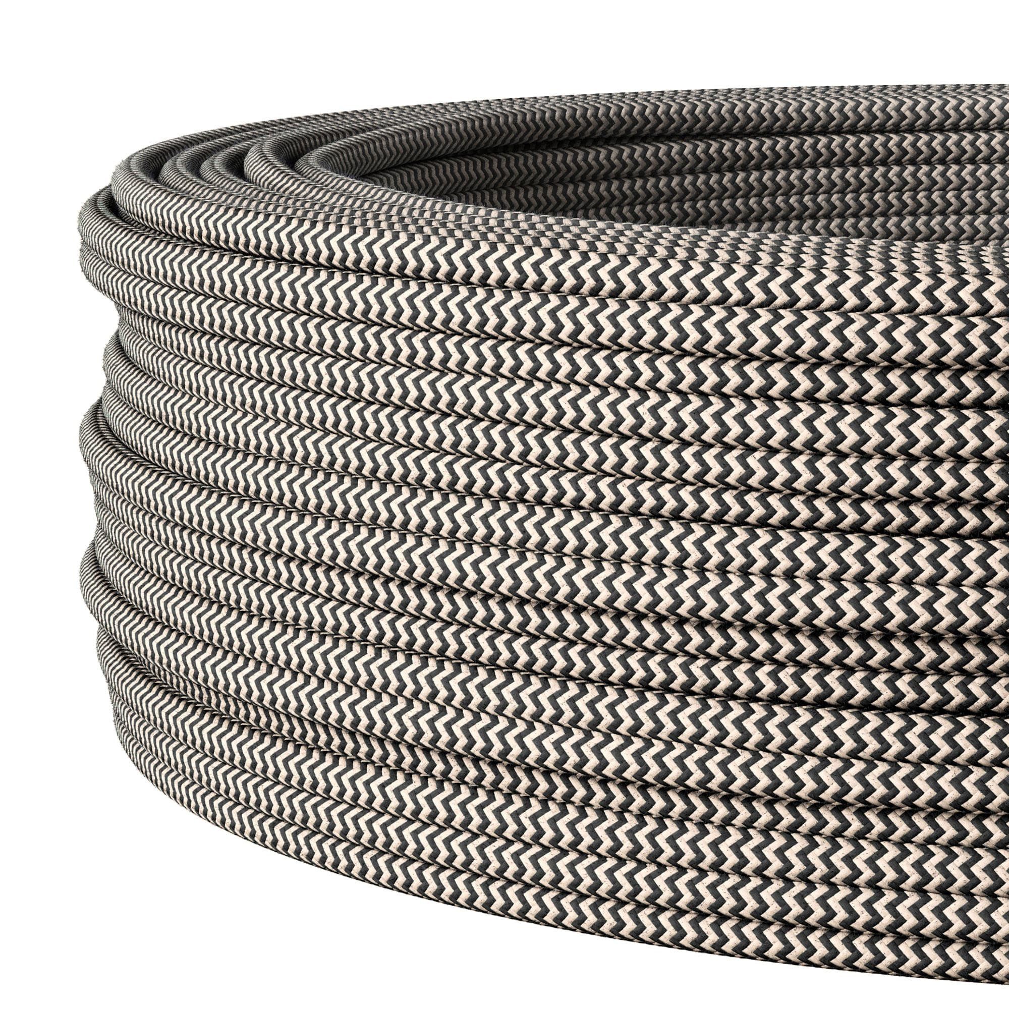 Relight Extend, Textilkabel-Verlängerung (Bakelit Optik) Verlängerungskabel, Typ F (Schuko), Typ F (Schuko), Stecker und Kupplung aus Duroplast (Bakelit-Optik)