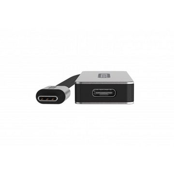 Sitecom USB-Verteiler USB-C HUB 4 PORT, 5GBPS Anschlüsse kompaktes Aluminium Design Plug and Play