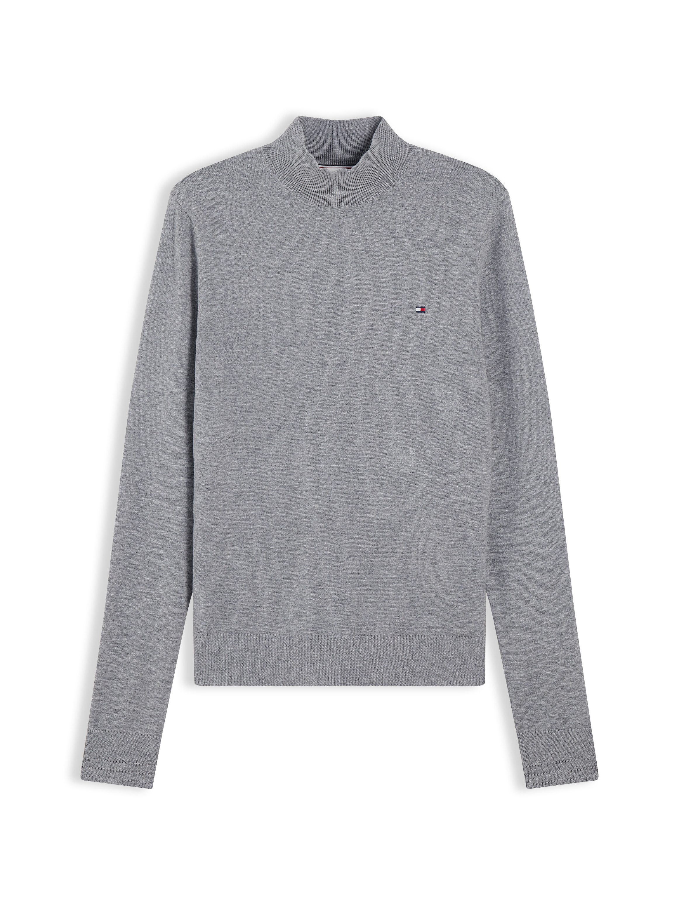 Tommy Hilfiger Strickpullover COTTON JERSEY SLIM MK-NK SWT Baumwollmischung, slim fit – Bild 5 von 5