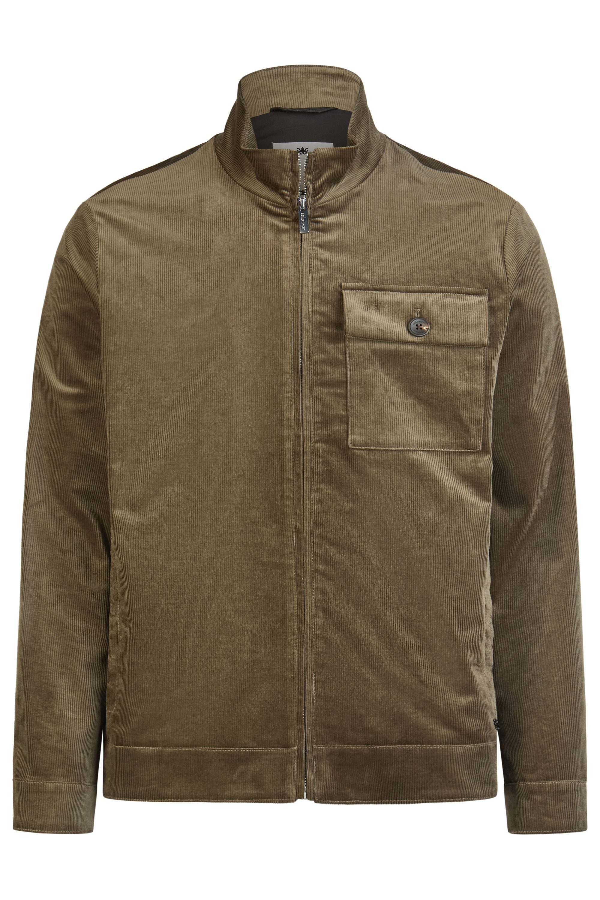 Calamar Hemdjacke Feincord-Jacke mit Stehkragen