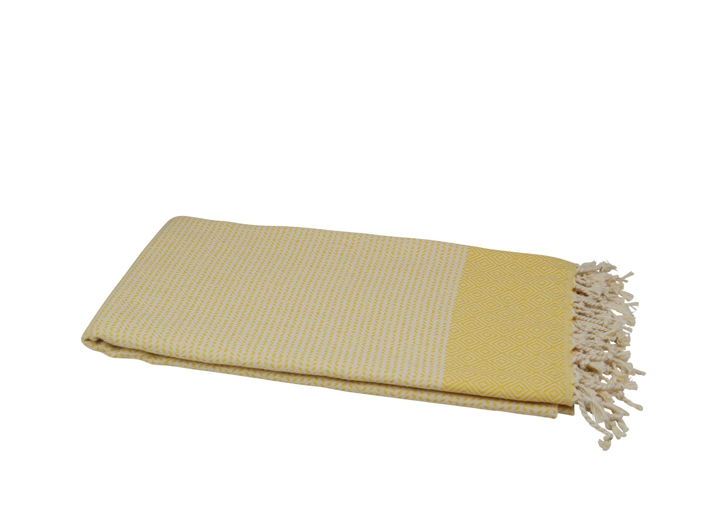 my Hamam Hamamtücher Hamamtuch Baumwolle naturbeige "Ada" - myHamam, große Auswahl, Baumwolle (1-St), pflegeleicht und platzsparend, Sauna Handtuch