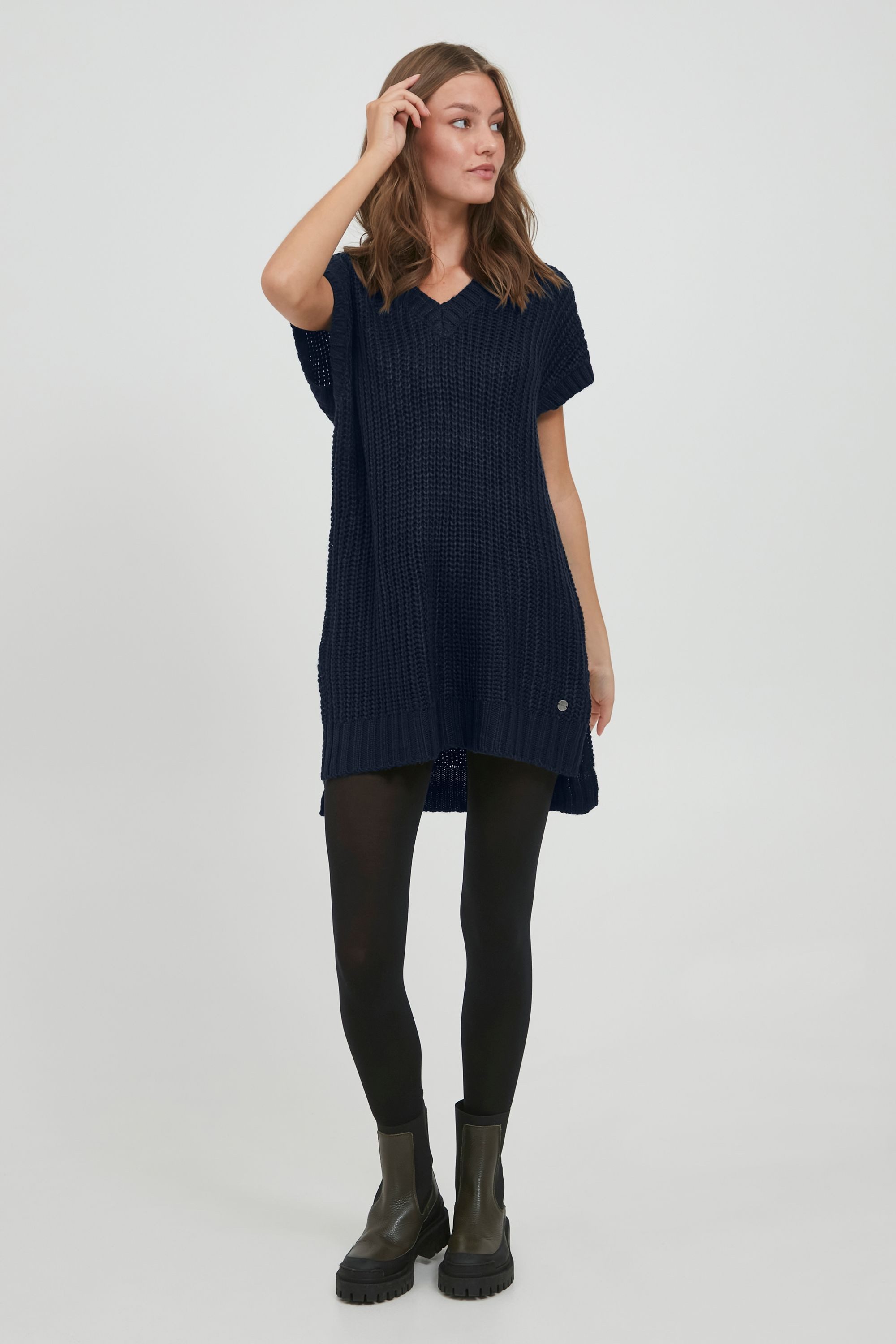 OXMO Strickpullover OXLene Strickpullover mit kurzen Ärmeln günstig online kaufen