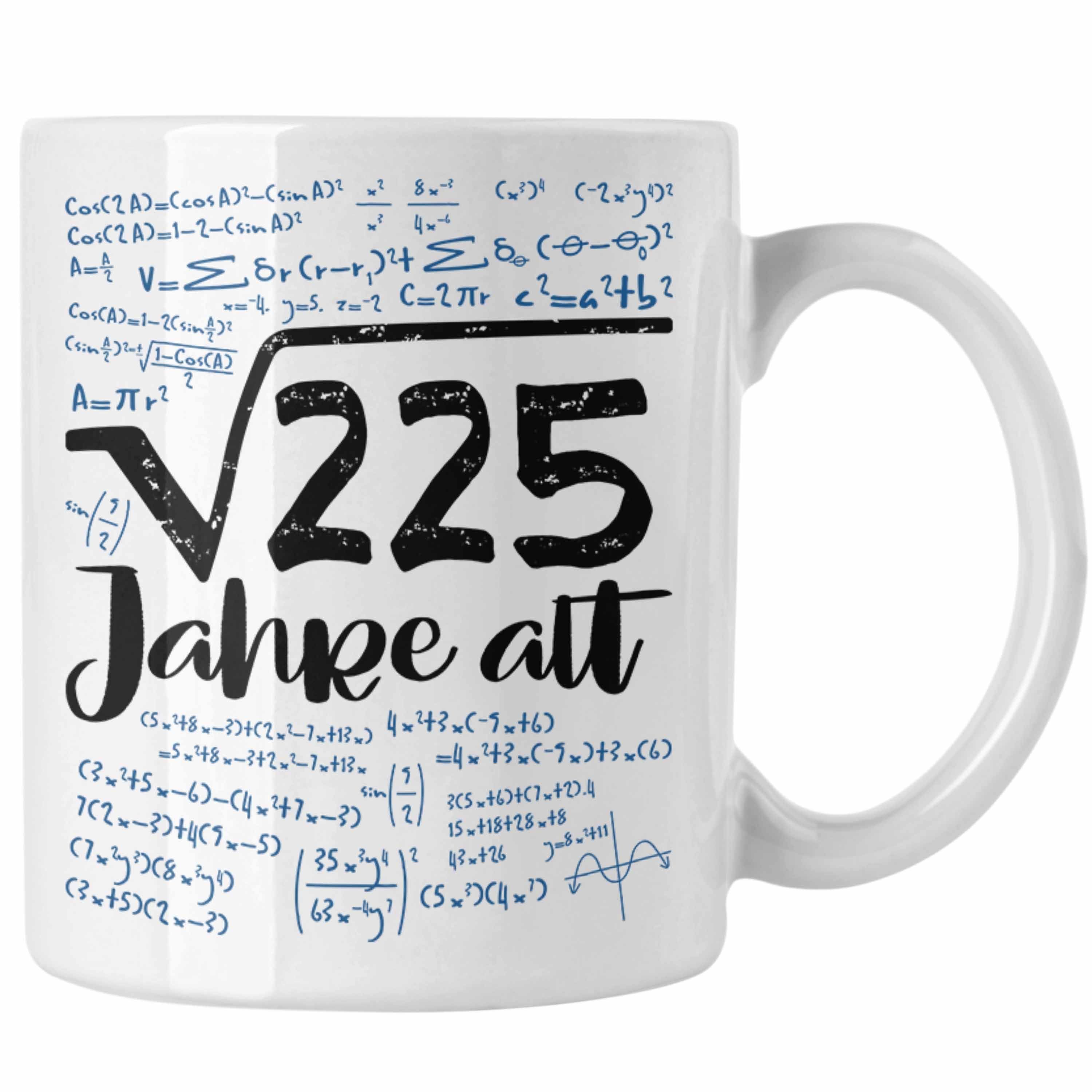 15er Tasse Geschenk 15. 225 Trendation Math Weiss Lustige Idee Geburtstag Quadratwurzel Tasse
