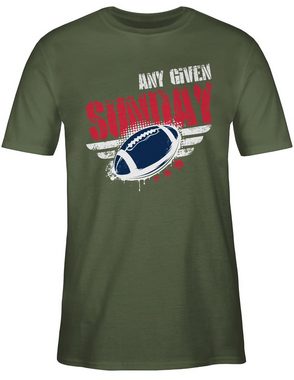 Shirtracer T-Shirt Any Given Sunday Football New England American Football NFL