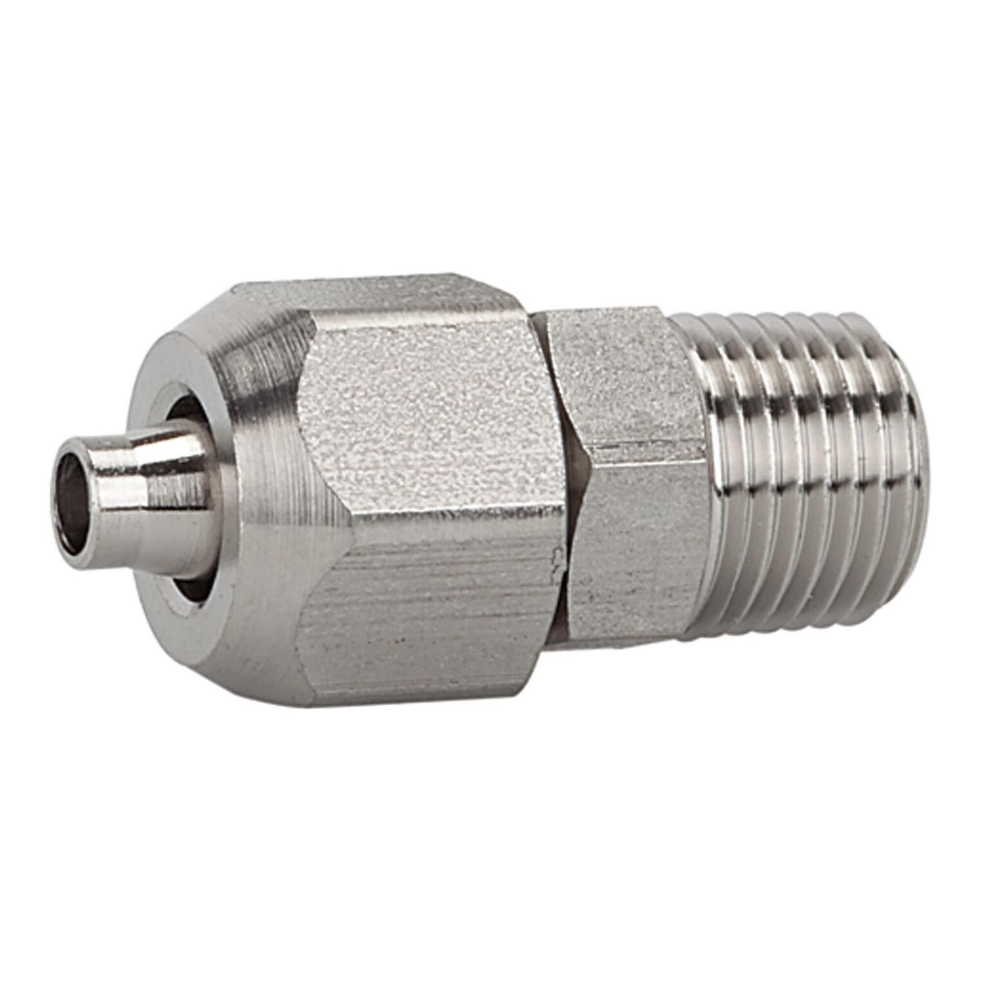 RIEGLER Schlauchverschraubung Riegler Gerade Einschraubverschraubung R 3/8 a., Schlauch 10/8, ES 1.4