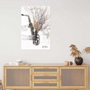 Posterlounge Poster Ashvin Harrison, Das Jazz-Saxophon, Bar Lounge Malerei
