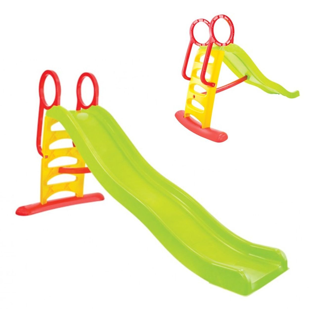 MOCHTOYS Rutsche Kinderrutsche 12601, Rutschlänge 198 cm, Wasserrutsche, bis 50 kg