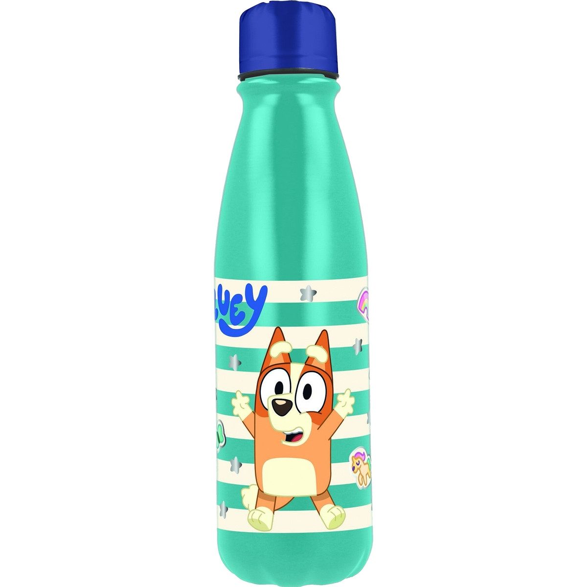 p:os Trinkflasche Trinkflasche Bluey Aluminium türkis 600ml