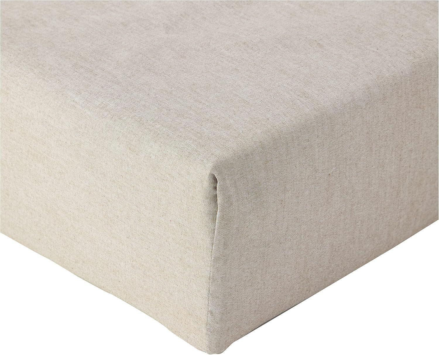 Amazon Basics Spannbettlaken Spannbetttuch Grau 135 x 190 cm, Baumwollmisch günstig online kaufen