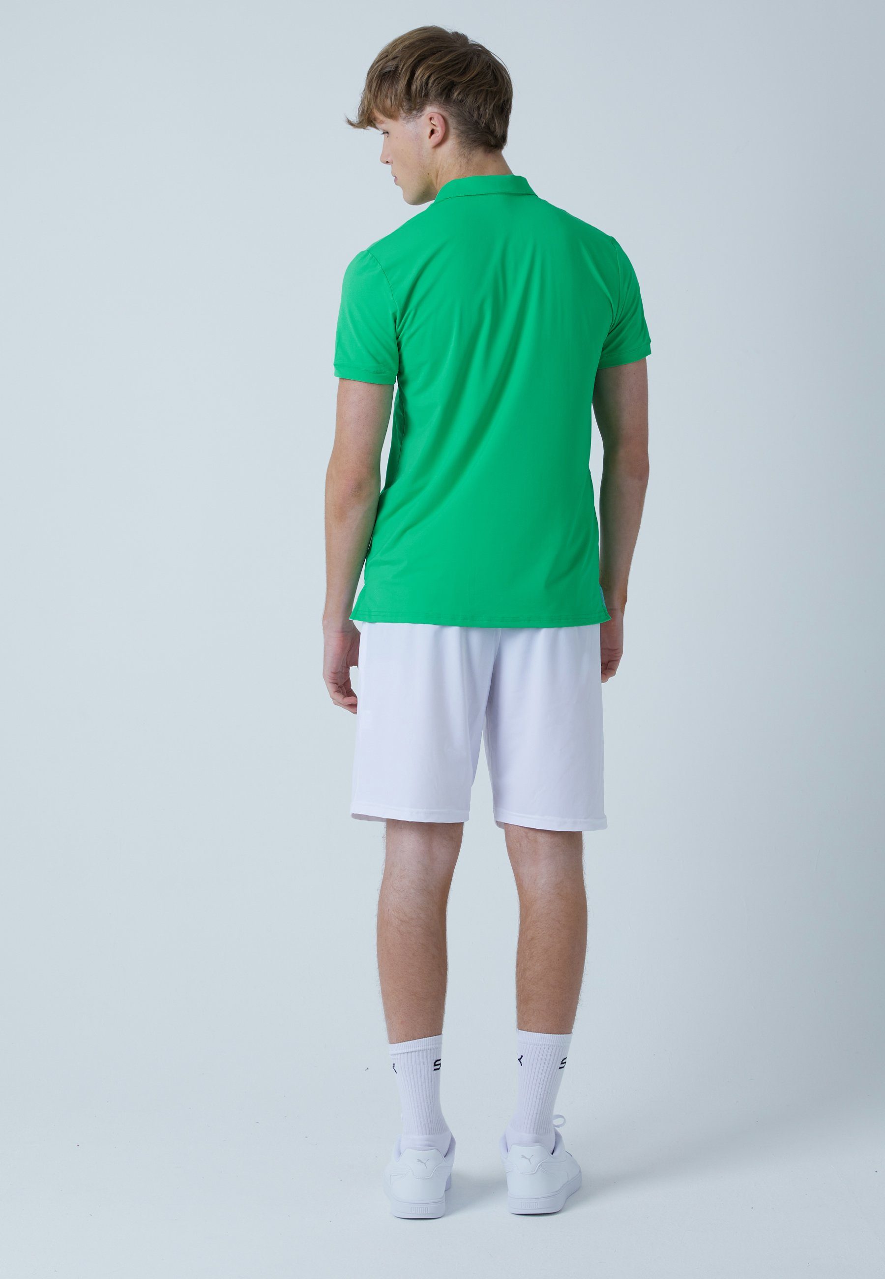 Jungen SPORTKIND Funktionsshirt Herren & Kurzarm grün Golf Polo Shirt