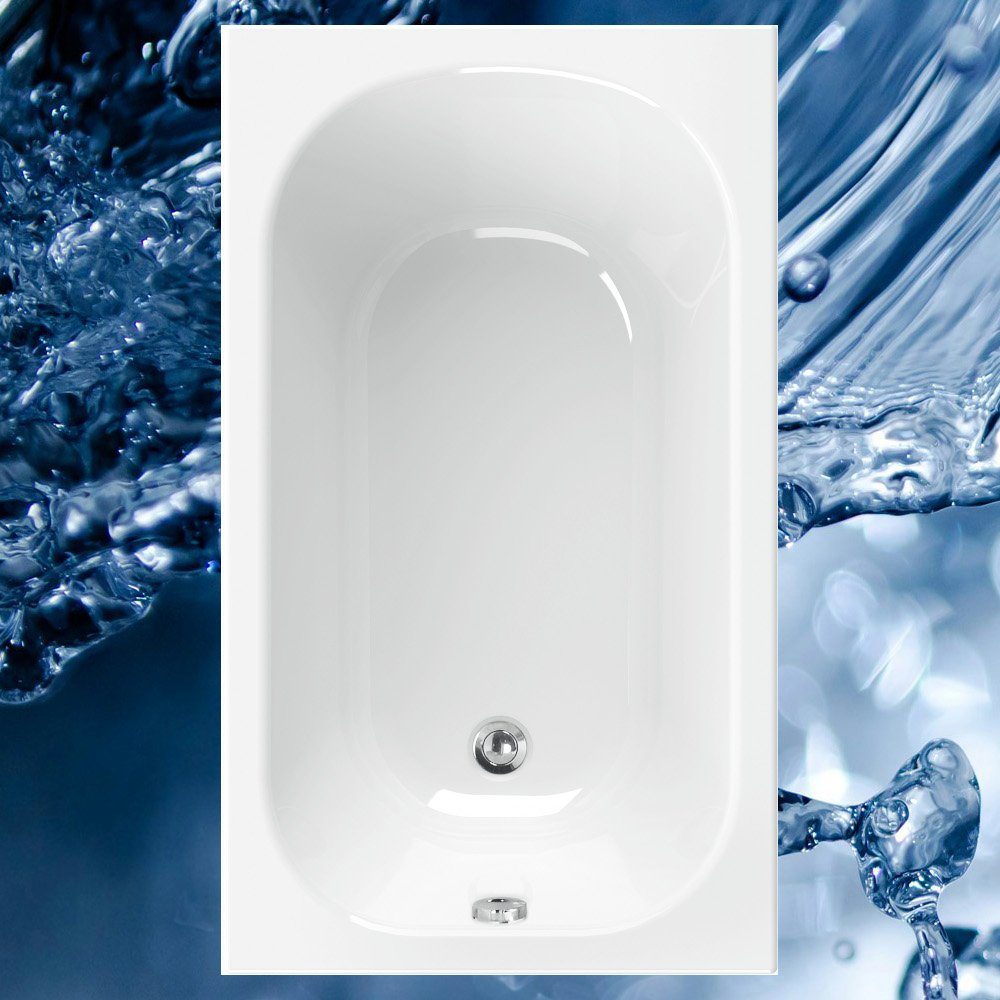 Dusche-24 Badewanne Badewanne 120x70, 130x70 und 140x70 cm KORANA P