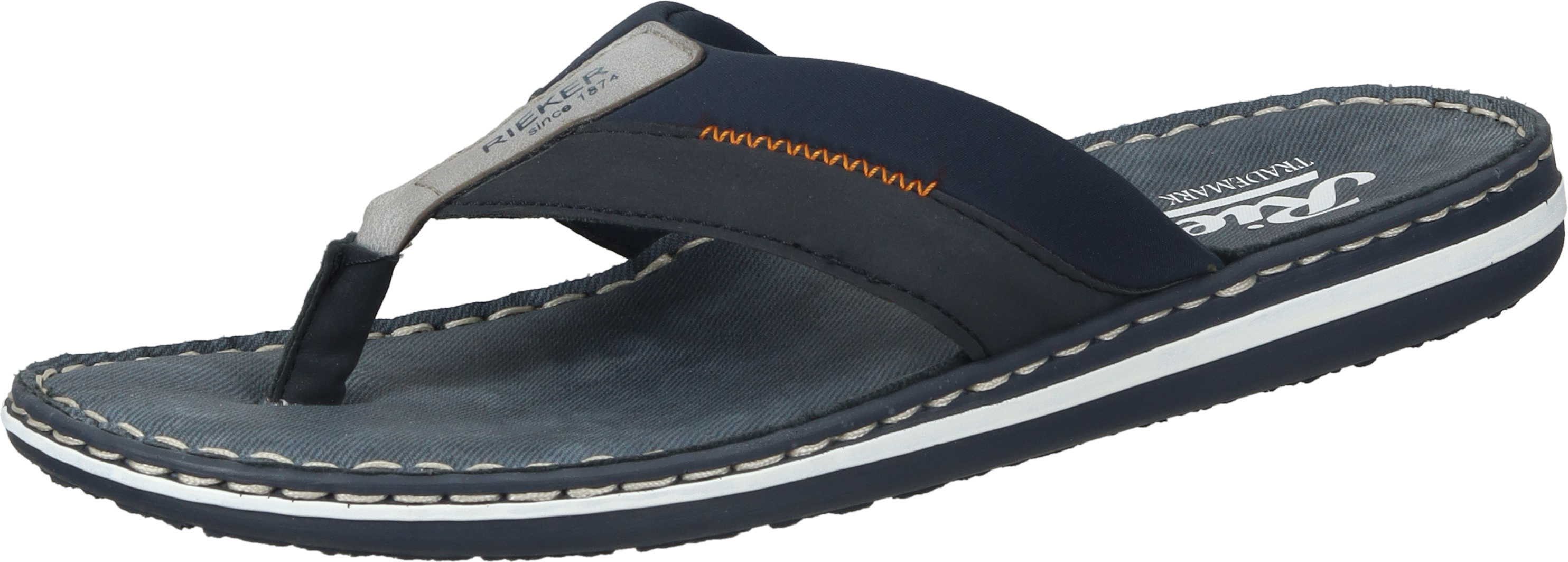 Rieker Pantoletten Pantolette aus Textil/Synthetik