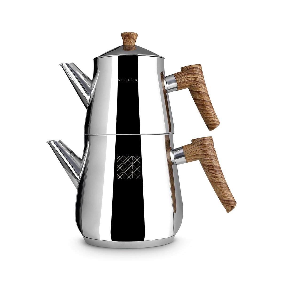 SERENK Teekanne Teekanne Serenk Definition Türkisches Teekanne-Set, Caydanlik, 3 l, (4-St)