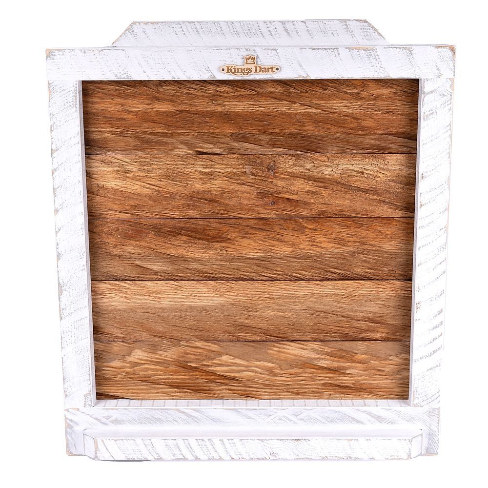 Kings Dart Dart-Wandschutz Dart-Auffangfeld Pine, Vormontierte Einhängeösen erleichtern die Befestigung