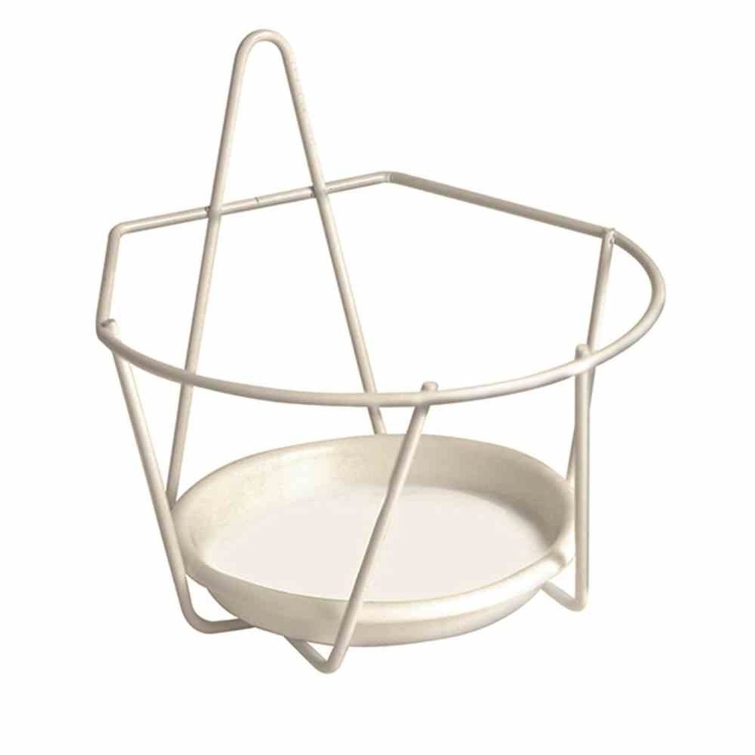 Jardifer Blumenkastenhalter Wand-Blumentopfhalter Ø 16 cm, weiß günstig online kaufen