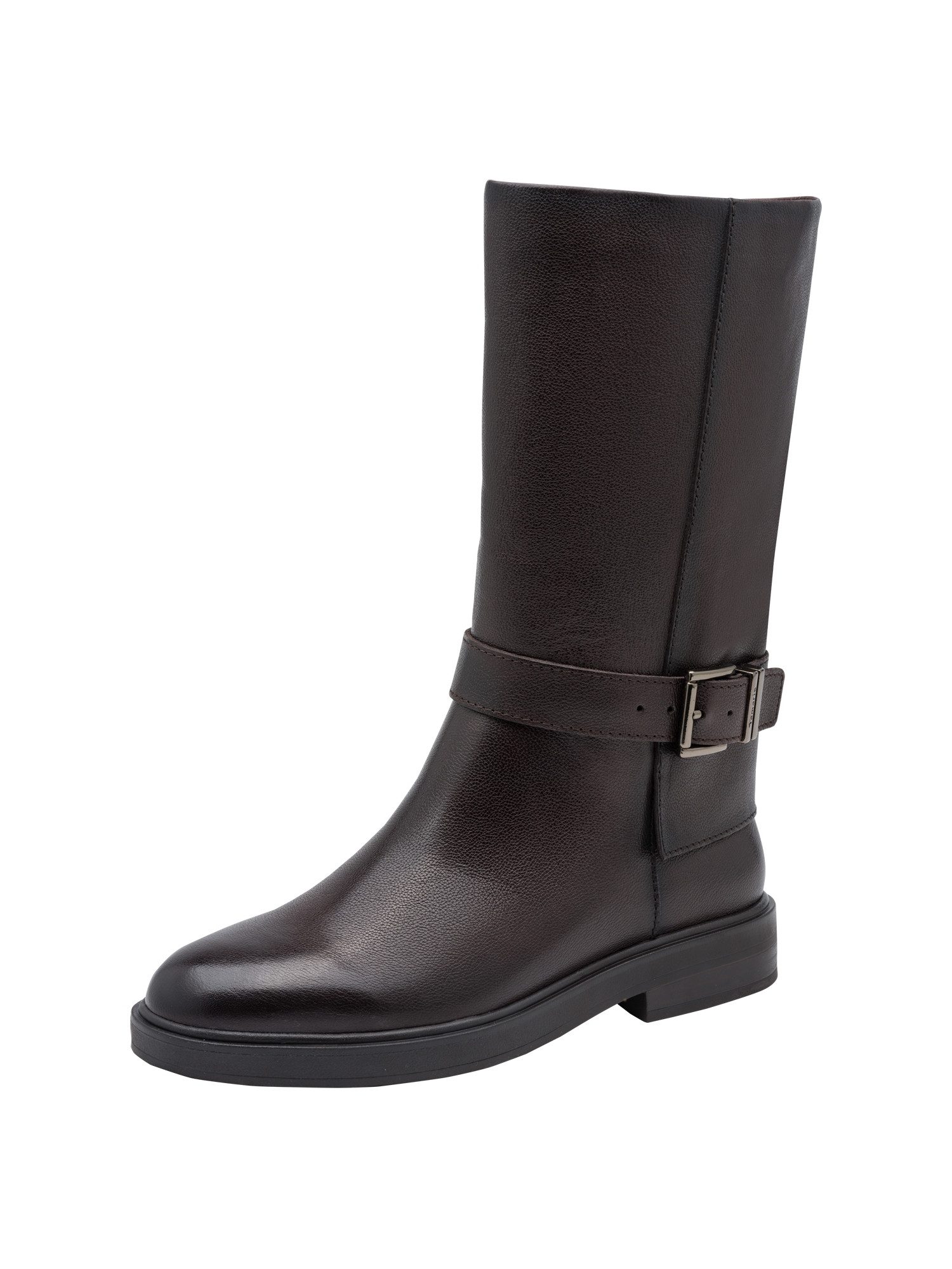 Tamaris ANTIslide, TOUCH-IT aus Leder kein Absatz Stiefelette ANTIslide