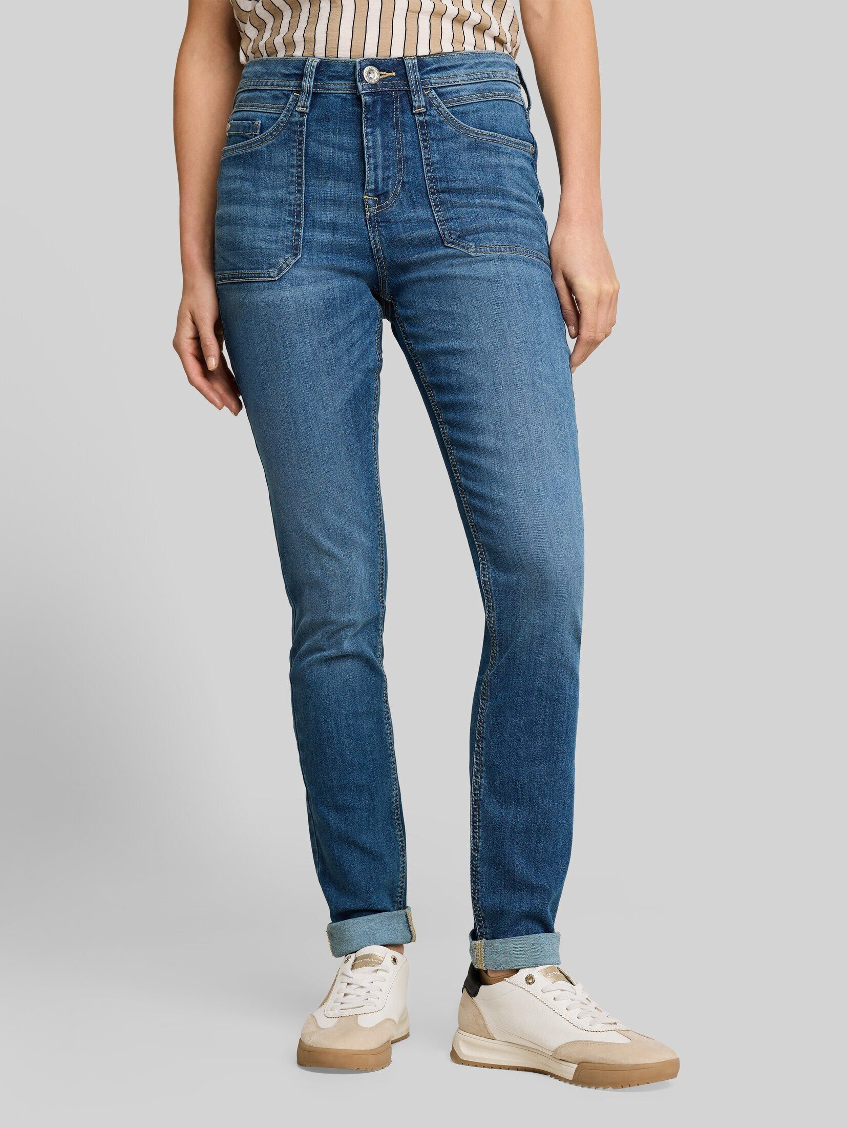 TOM TAILOR Tapered-fit-Jeans Jeanshosen TTMAYA TAPERED Jeans