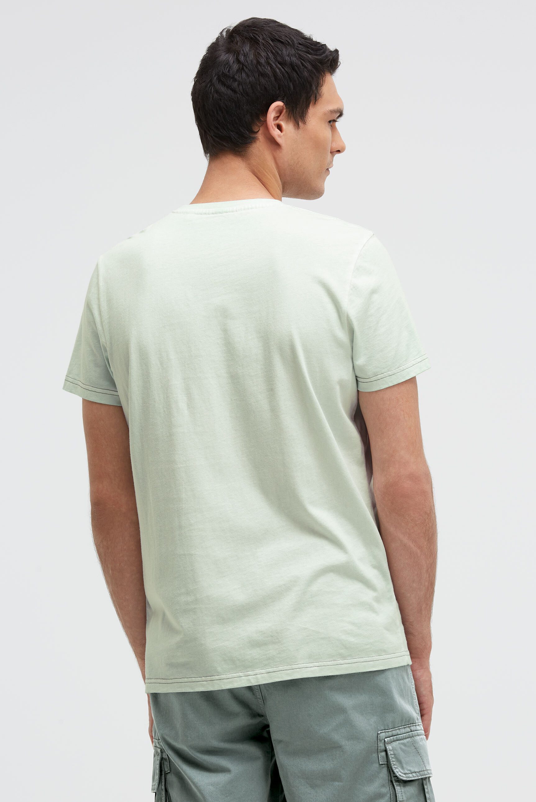 CAMP DAVID Rundhalsshirt mit Kontrastnähten