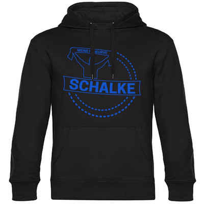 multifanshop Kapuzensweatshirt Schalke - Meine Fankurve - Pullover