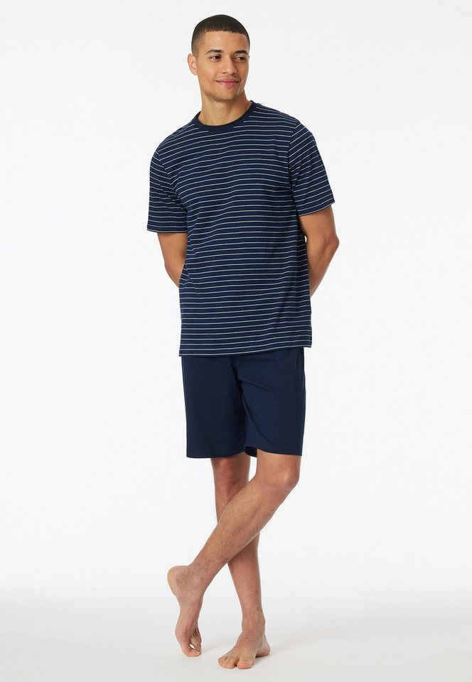 Schiesser Shorty Casual Essentials (2 tlg) mit Streifen