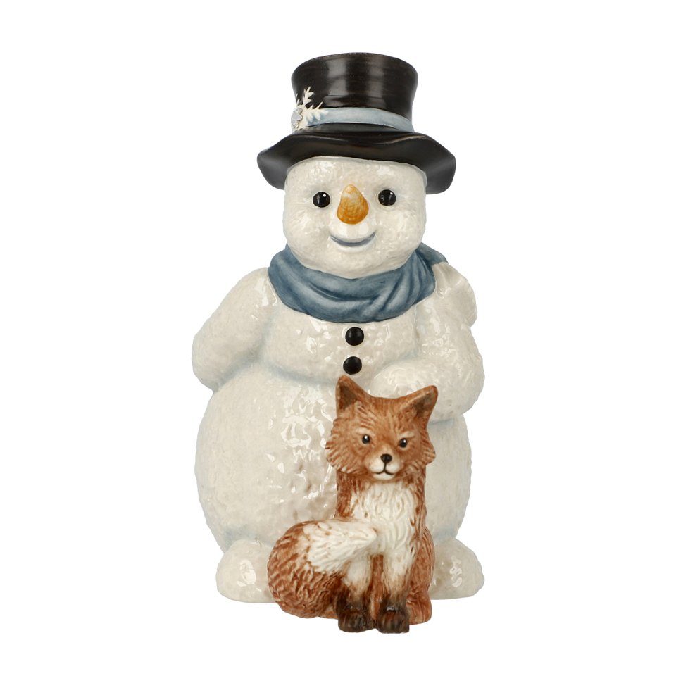 Goebel Schneemann Figur Schneemann mit Fuchs „Mein schlauer Freund ...