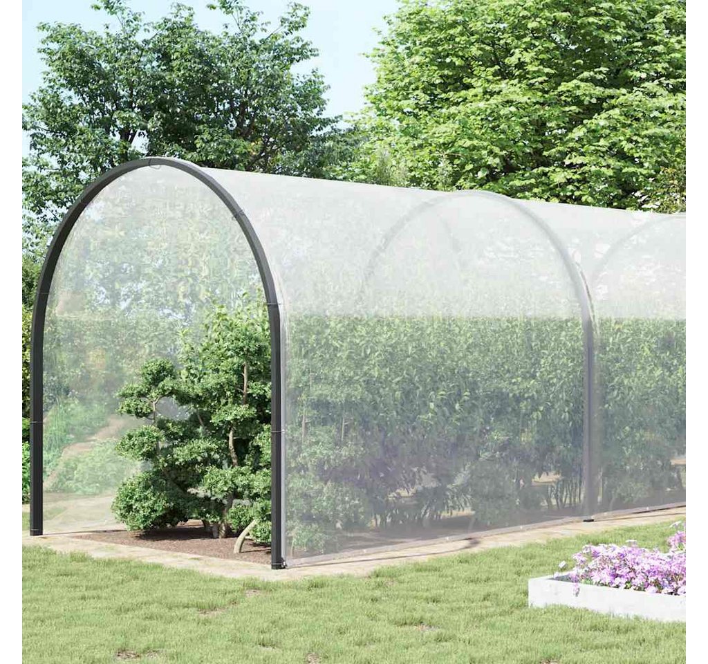 Thumbnail - vidaXL Schutzplane Transparente Plane mit Ösen 8x12 m Polyethylen