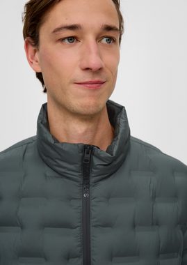 s.Oliver Allwetterjacke Jacke mit Reißverschlusstaschen Logo